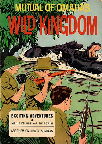Wild Kingdom's Marlin Perkins and Jim Fowler were featured in their own promotional comic book circa 1965