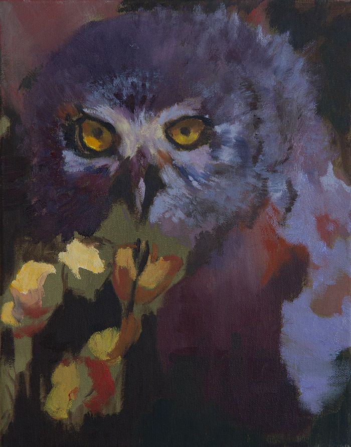 ‘Poindexter’ by Karen Kent (12” x 16” Oil)
