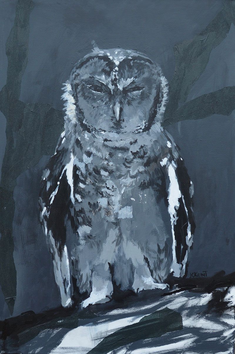 ‘Claire’ by Karen Kent (24” x 36” mixed media)