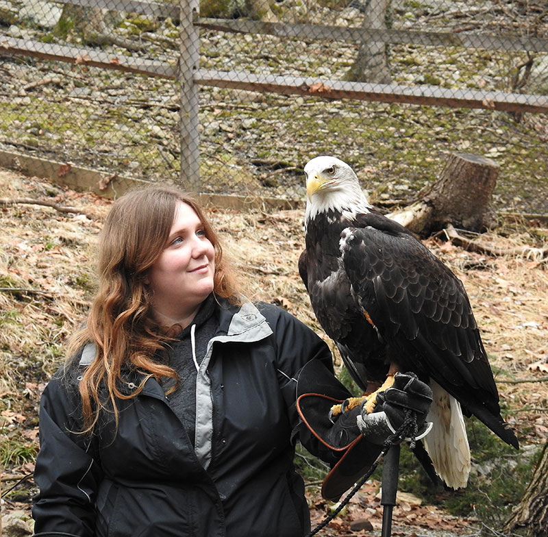 Christine brings out the best in her birds and is helping Aurora cope with her injury