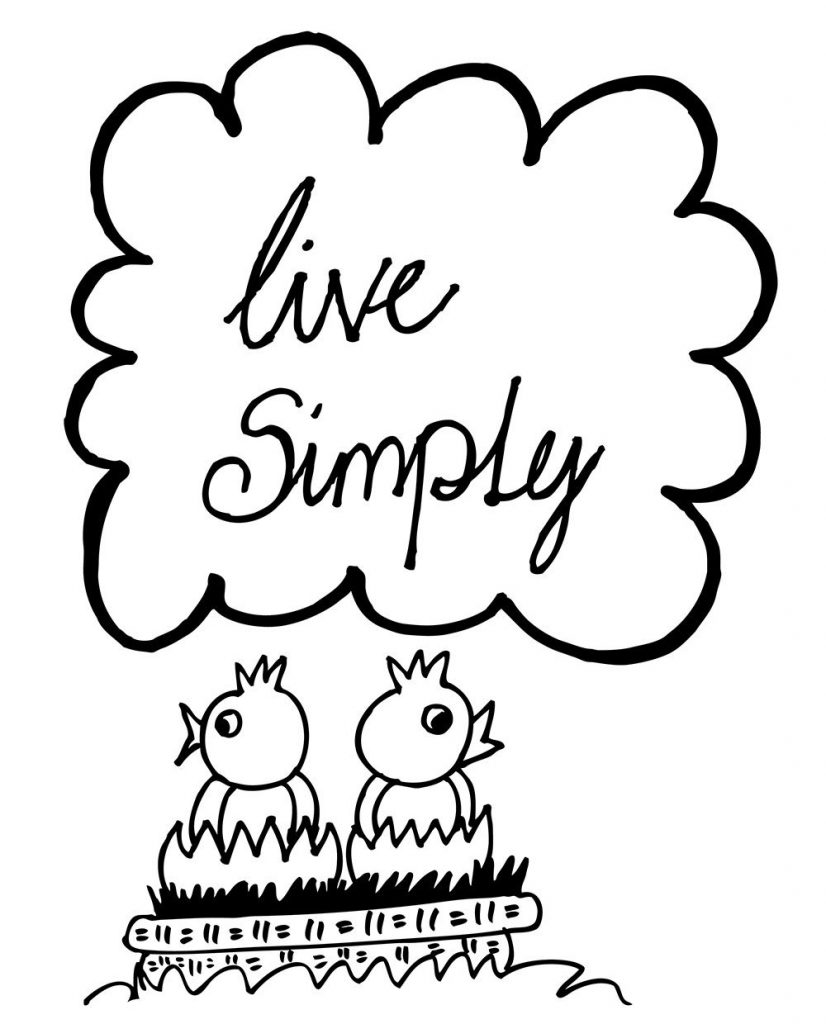 Live Simply: Declutter your environment, unload your mind, and simplify your life as much as you want
