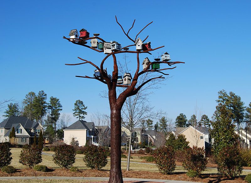 Clean out and make repairs to birdhouses to host winter birds