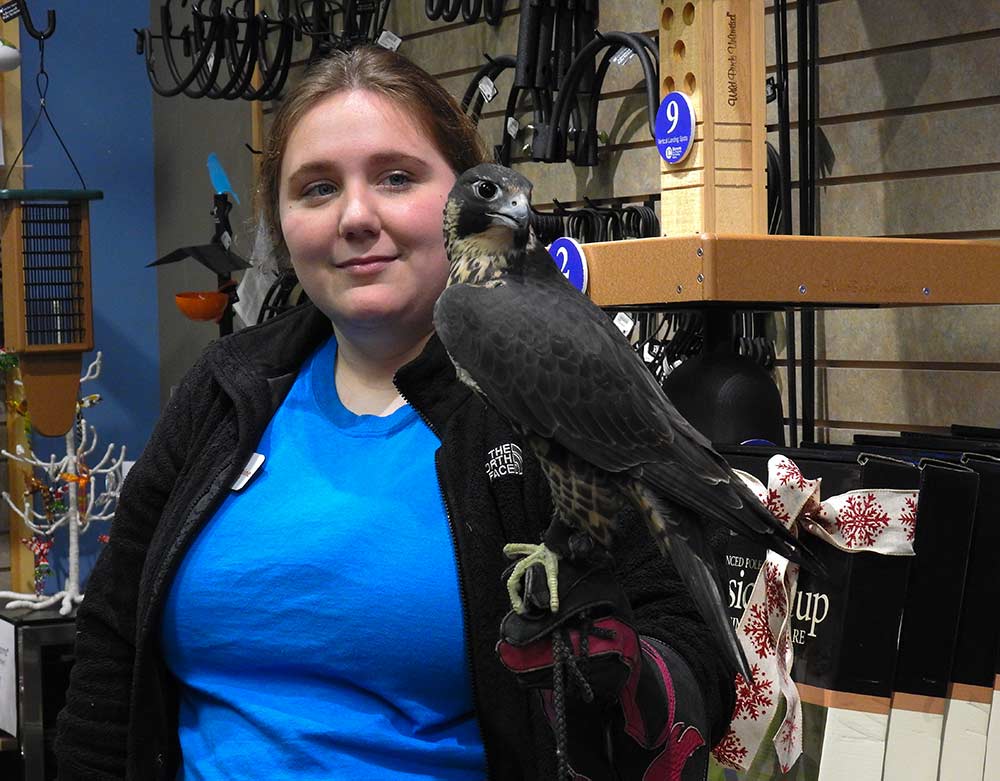 Christine with Equinox, her newest education ambassador
