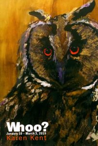 Karen Kent’s latest owl art exhibit ‘Whoo?’ at the New Canaan Library
