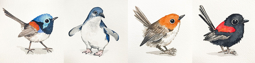 Download 100 Watercolor Birds In 100 Days Intobirds