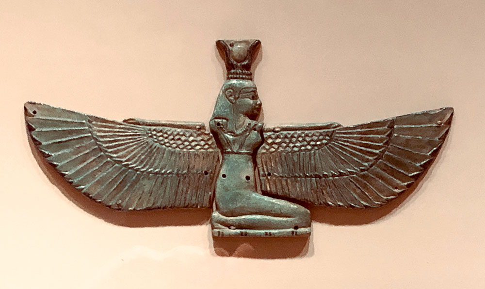 Winged Isis Pectoral, 1075-712 BC