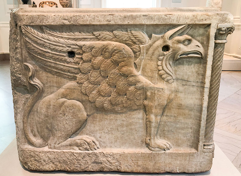 Carved Panel of Satyrs and Maenads, 3rd Century CE