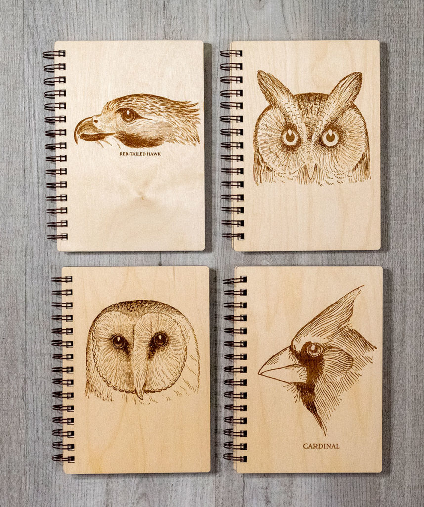 intoBirds's journals are available in four designs